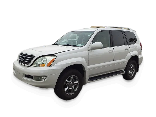 Silver Lexus GX 470 SUV