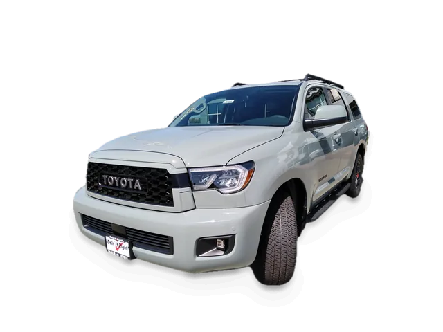 White second-generation Toyota Sequoia TRD Pro