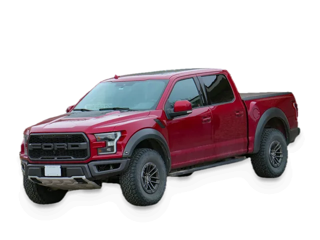 Red Ford F-150 Raptor pickup