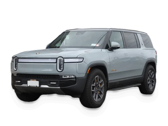 Gray Rivian R1S SUV