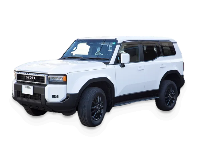 White Toyota Land Cruiser 250