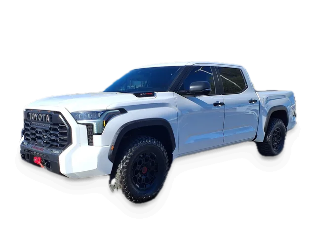 White Toyota Tundra TRD Pro pickup
