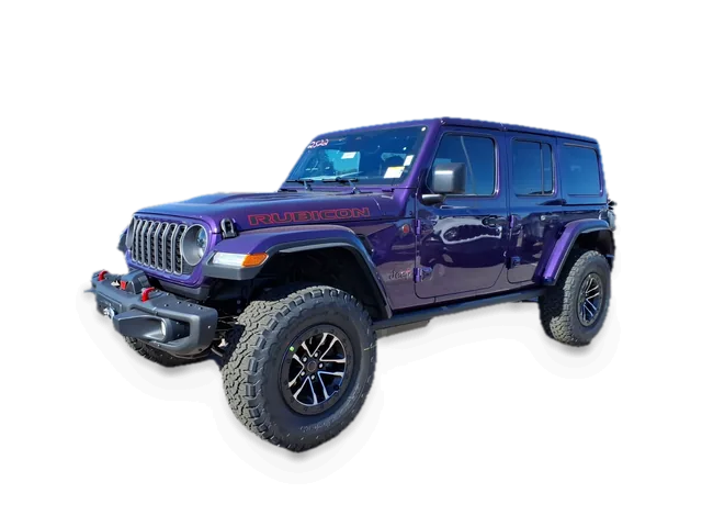 Purple Jeep Wrangler Unlimited Rubicon X