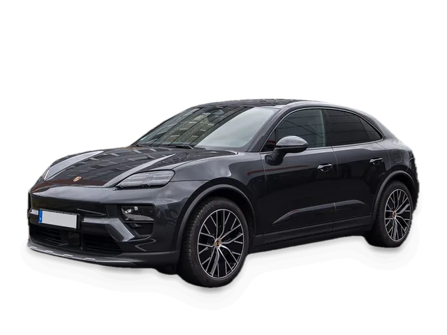 Dark gray Porsche Macan Electric