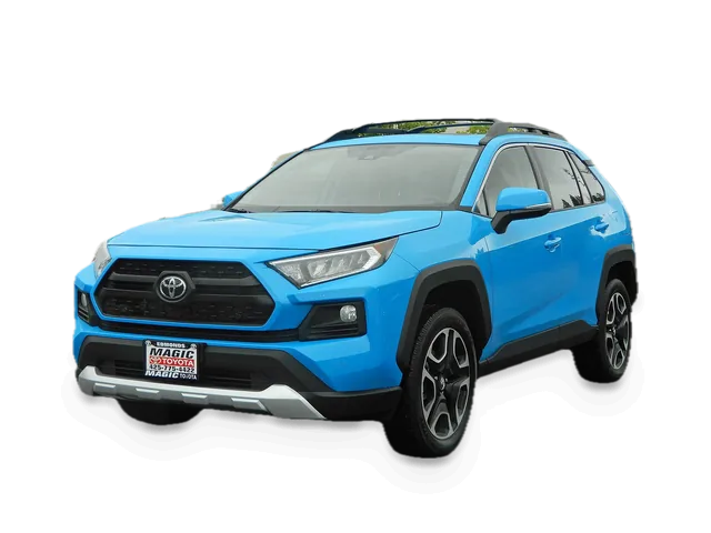 Blue Toyota RAV4 Adventure
