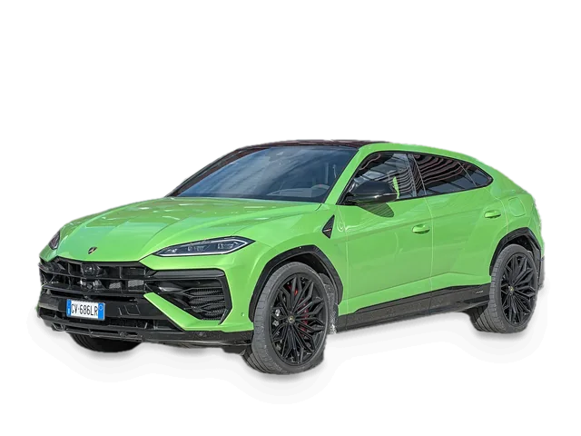Green Lamborghini Urus SE