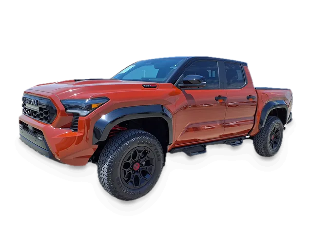 Orange 2024 Toyota Tacoma TRD Pro pickup